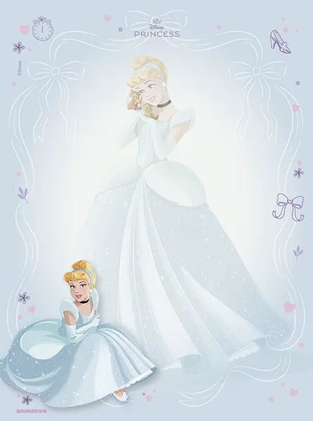 PAPEL DE CARTA PRINCESAS C/8FLS